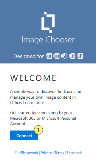 Image Chooser Welcome Page
