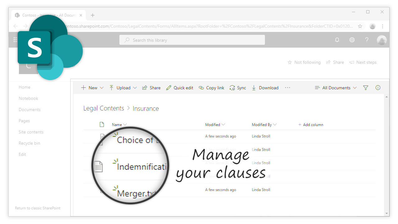 Content Chooser for Office, SharePoint