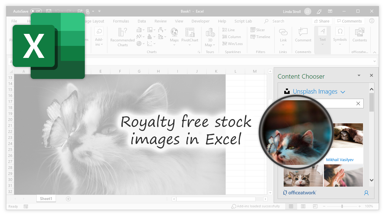 Content Chooser for Office, Excel